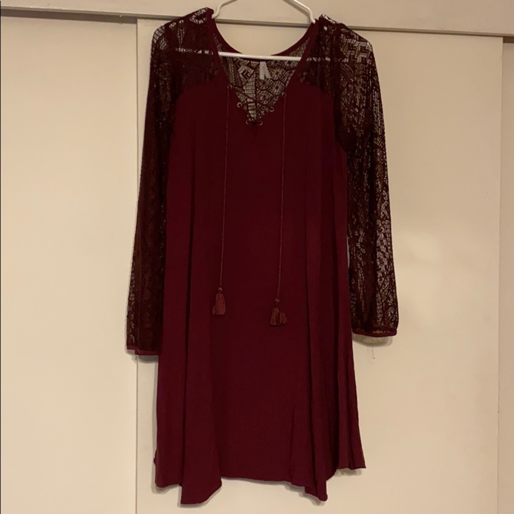 Maroon dress